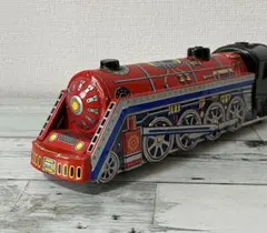 昭和40年代物ブリキ レトロ 蒸気機関車 7195 青 - メルカリ
