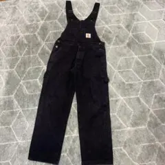 Carhartt ブラック オーバーオール サロペット