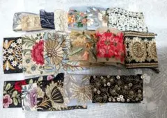 限定値下げ　インド刺繍リボン　余りハギレセット