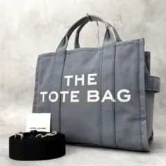 マークジェイコブス 2way THE TOTE ロゴキャンバストートバッグ