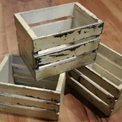 アンティーク木箱　3個セット