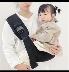 抱っこ紐　ショルダー　肩掛けタイプ　黒