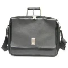未使用級】Dunhill ダンヒル　ブリーフケース　ショルダー　ビジネス2WAY dunhill（ダンヒル） ブリーフケース 鍵付き ダークブラウン ビジネス