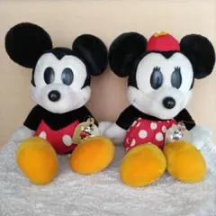 レトロ　ミッキー ミニー♡ ぬいぐるみ セット