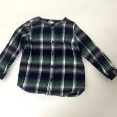 COS 長袖チェック柄ネルシャツ　90-100cm