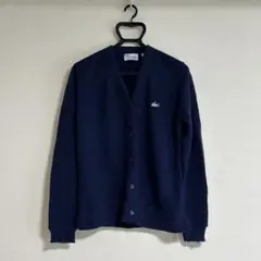 【Lacoste】 カーディガン 長袖 ネイビー