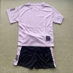 【紫×黒】Tシャツ短パンのセットアップ