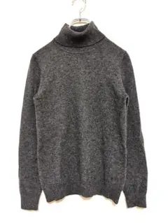 ユニクロ　カシミヤタートルネックセーター　タートルニット　グレー
