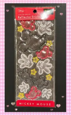 ディズニー ミッキーマウス リフレクターステッカー シール