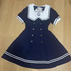 Amavel ブラウス ジャンスカ ベレー帽 セット マリンルック おまけ付き