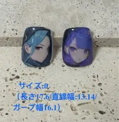 NO28【現品】親指チップのみ　痛ネイルチップ　推しネイルチップ サイズ:0のサムネイル