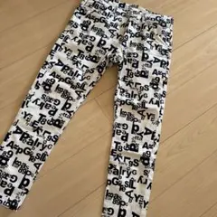 良品】V12 ゴルフパンツ 総柄 ストレッチ Dカン ラバーワッペン L