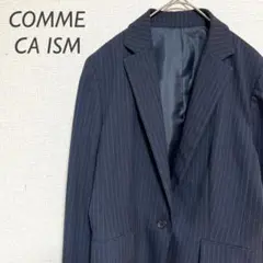 COMME CA ISM ジャケット スーツ フォーマル オフィス ストライプ柄