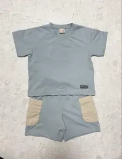 petit main セットアップ 半袖 ハーフパンツ　水陸両用　80サイズのサムネイル