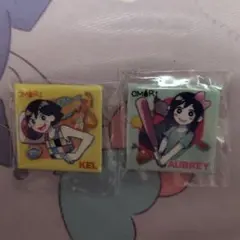OMORI KEL AUBREY 缶バッジ fangamer ゲーマー焼き 特典