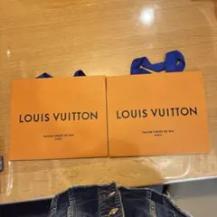 LOUIS VUITTON 紙袋 2枚セット オレンジ