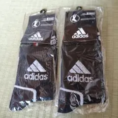 adidas サッカーソックス 2足セット