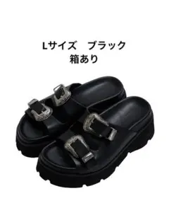 yuyu 新品 LサイズAMERI MEDI BUCKLE SANDALS 2025年最新】Ameri VINTAGE レディース サンダル・ミュールの人気