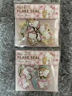 ハローキティ　フレークシール　サンリオ　シール　キティちゃん　kitty