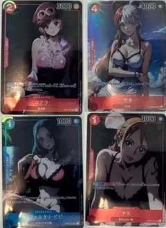 ONEPIECE ワンピース セクシー 美少女 カード 4枚 セットのサムネイル