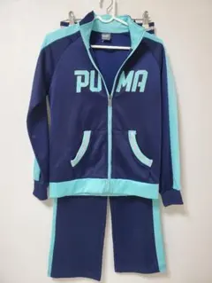 150cm PUMA ジャージ 上下セットトップス 美品 トレーニングウエア