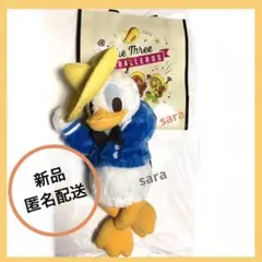 新品タグ付き★ドナルド ぬいぐるみ　ショッピングバッグ　三人の騎士　80周年 新品タグ付き☆ドナルド ぬいぐるみ ショッピングバッグ 三人の騎士 80