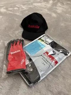 makita 吸汗速乾長袖シャツ　手袋　キャップのサムネイル