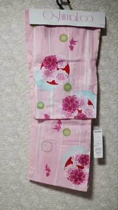 浴衣 桜 金魚