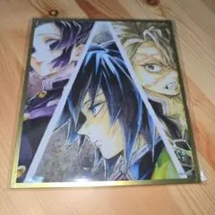 鬼滅の刃　WEBSHOPくじ　アクリル色紙　冨岡義勇　胡蝶しのぶ　不死川実弥