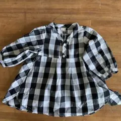 petit main プティマイン 90cm チェックワンピース