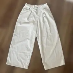 コーデュロイ ガウチョパンツ