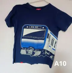 オジコA10　横須賀線 快速 電車 Tシャツ 紺色