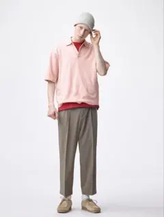 【新品未使用】GU ドライタックアンクルパンツ ブラウン