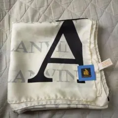 a*n様 LANVIN シルクスカーフ アイボリー/ブラック　新品未使用品