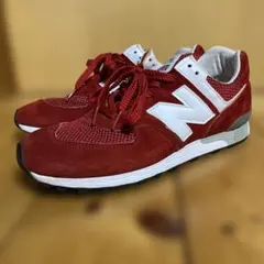 ニューバランス 576 赤 8.5 メンズ スニーカー イングランド