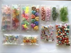 アクリルビーズ　12種類　まとめ売り　⑤