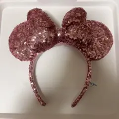 ディズニーピンクスパンコールカチューシャ