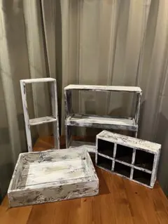 ヴィンテージ家具 アンティーク家具 ハンドメイド シャビー加工 エイジング加工のサムネイル