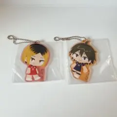 ハイキュー!! アクリルチャーム　一番くじ　孤爪研磨 山口忠 ゴミ捨て場の決戦