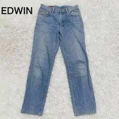 エドウィン デニムパンツ ストレート ライトブルー W76 日本製 ビンテージ