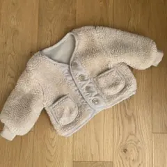 韓国風　ベビーアウター　80 もこもこ