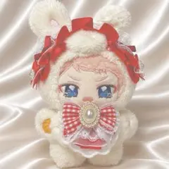 いつぬい リボン ぬい服 あんスタ 赤 ちびぐるみ にじぱぺ ボルドー