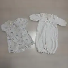 ミキハウス　スヌーピー ロンパース 退院着　50〜60センチ　2点セット