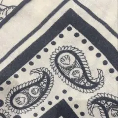 モノトーン 大判ストール　船柄デザイン　軽やか素材　防寒