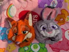 ディズニー　ニック　ジュディ　ズートピア　ファンキャップ　セット