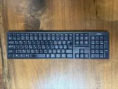 バッファロー BSKBW100 ワイヤレスキーボード本体のみ USBレシーバー無