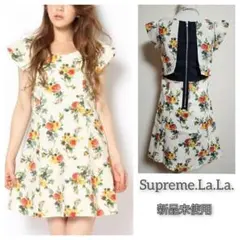 処分セール♡Supreme.La.La.♡新品未使用♡花柄フラワーワンピ