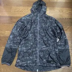 OAKLEY オークリー 迷彩 切替 トップスジップシャツ ダークグレー系 M