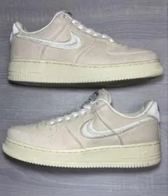 NIKE × STUSSY AIR FORCE1 "Fossil Stone"