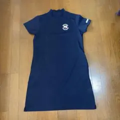 お洒落 大人気 パーリーゲイツ モックネック ゴルフワンピース